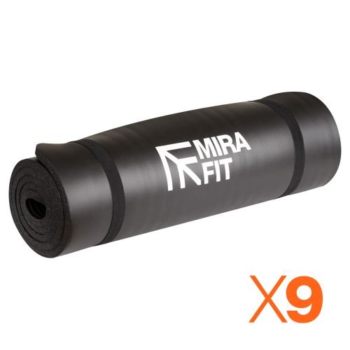 Mirafit Set of 9 x 15mm Exercise Mats