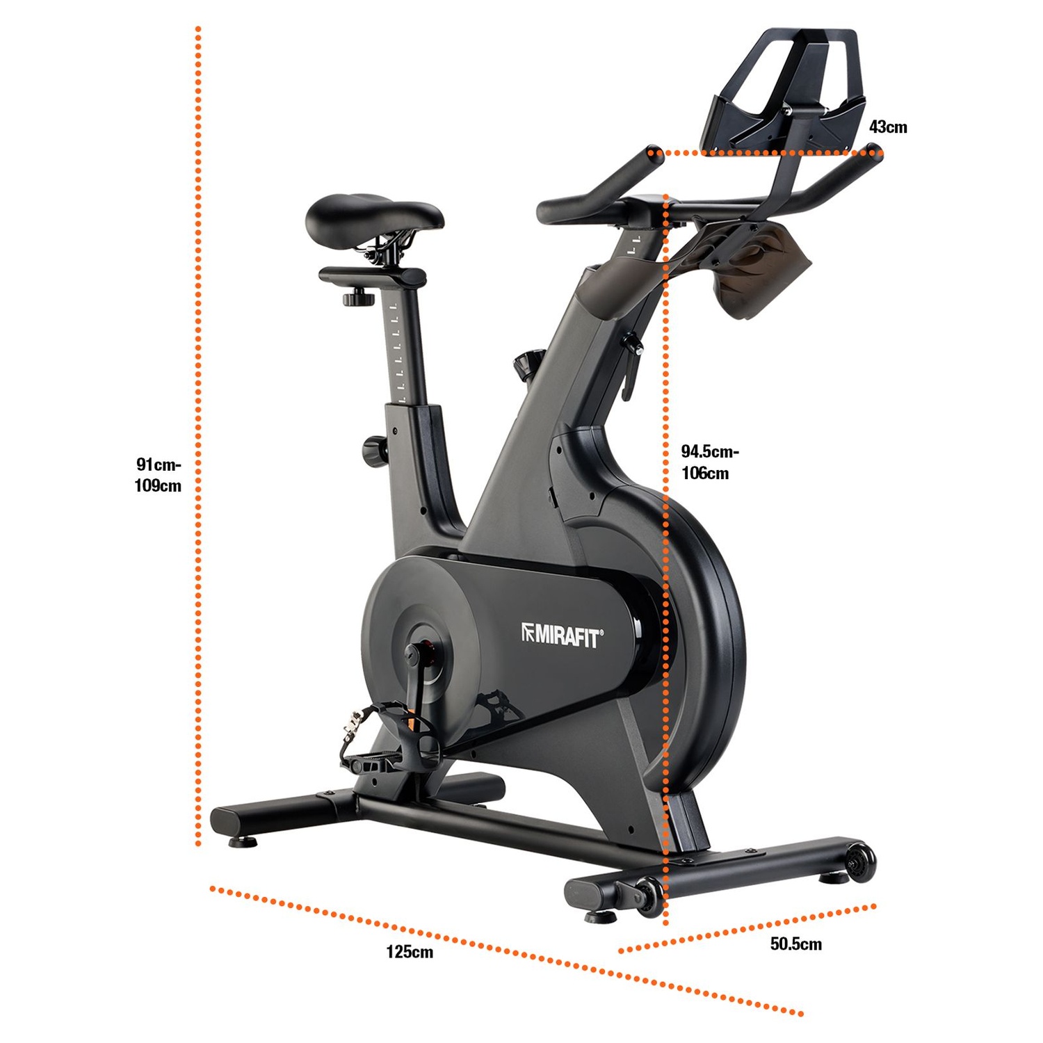 Mirafit Exercise Bike - Technical Specification