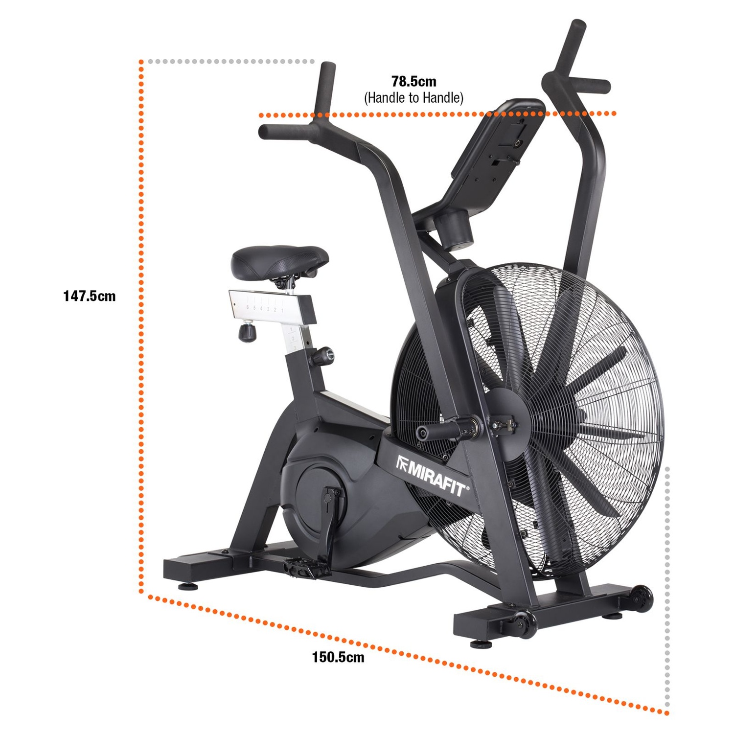 Mirafit Air Bike - Technical Specification
