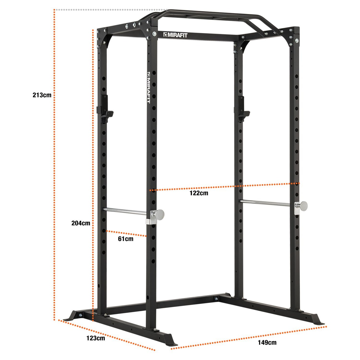 Mirafit M100 Power Rack - Technical Specification
