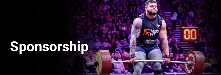 Mirafit Sponsorship opportunities