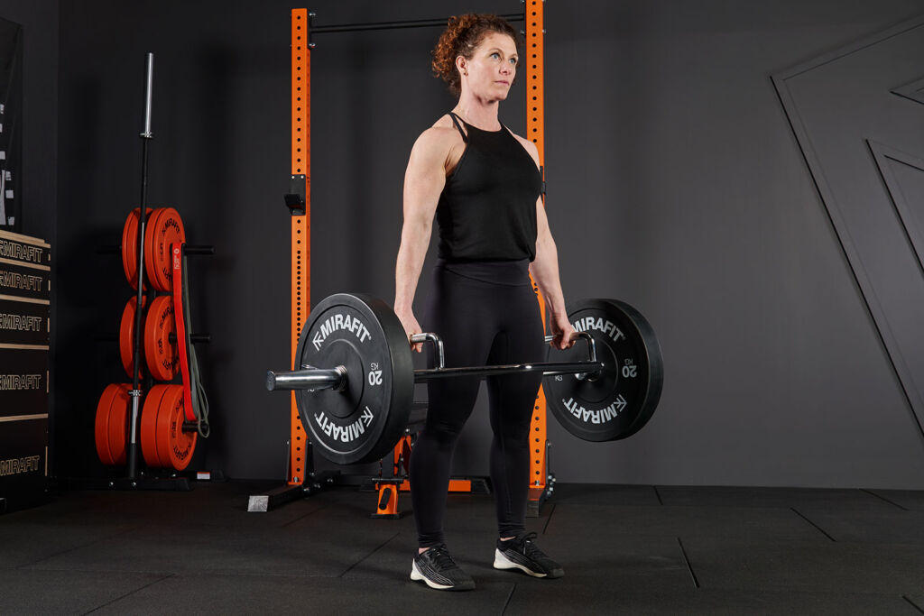 Trap Bar Deadlift Trap Bar Deadlift with Mirafit Trap Bar
