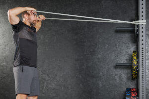 Band Face Pulls using Mirafit Resistance Bands