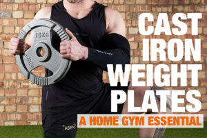 Mirafit Cast Iron 2" Tri Grip Weights - 10kg Weight Plate