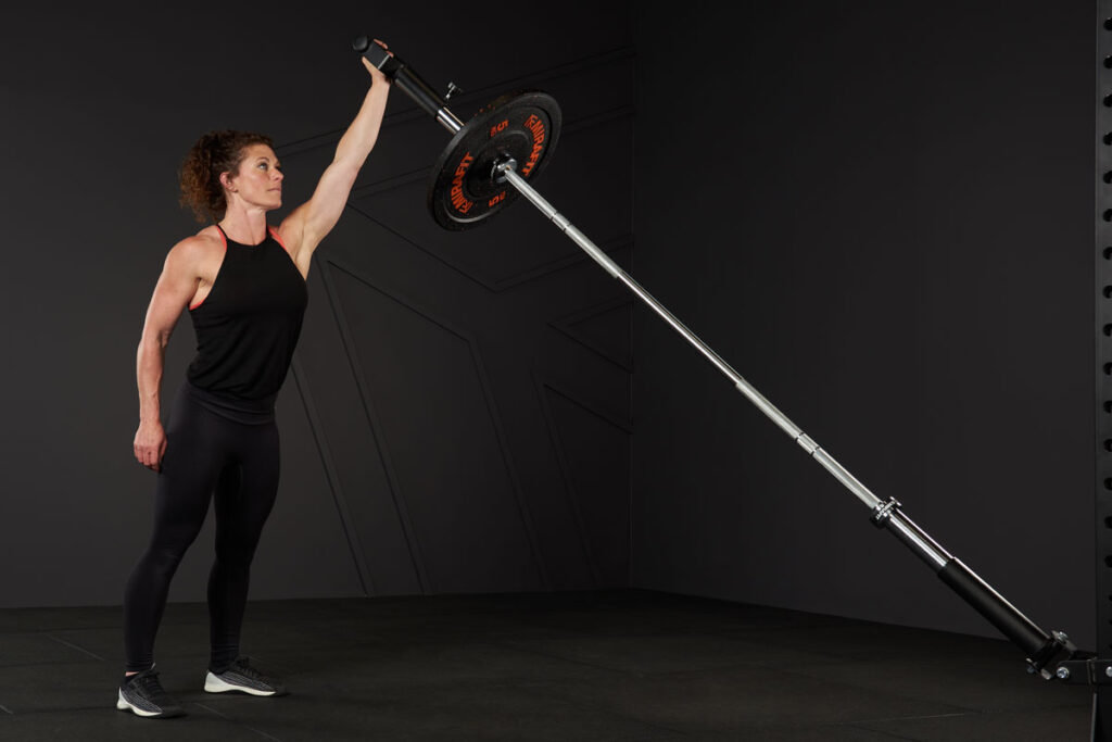 Landmine Viking Press with Mirafit 5kg weight plates