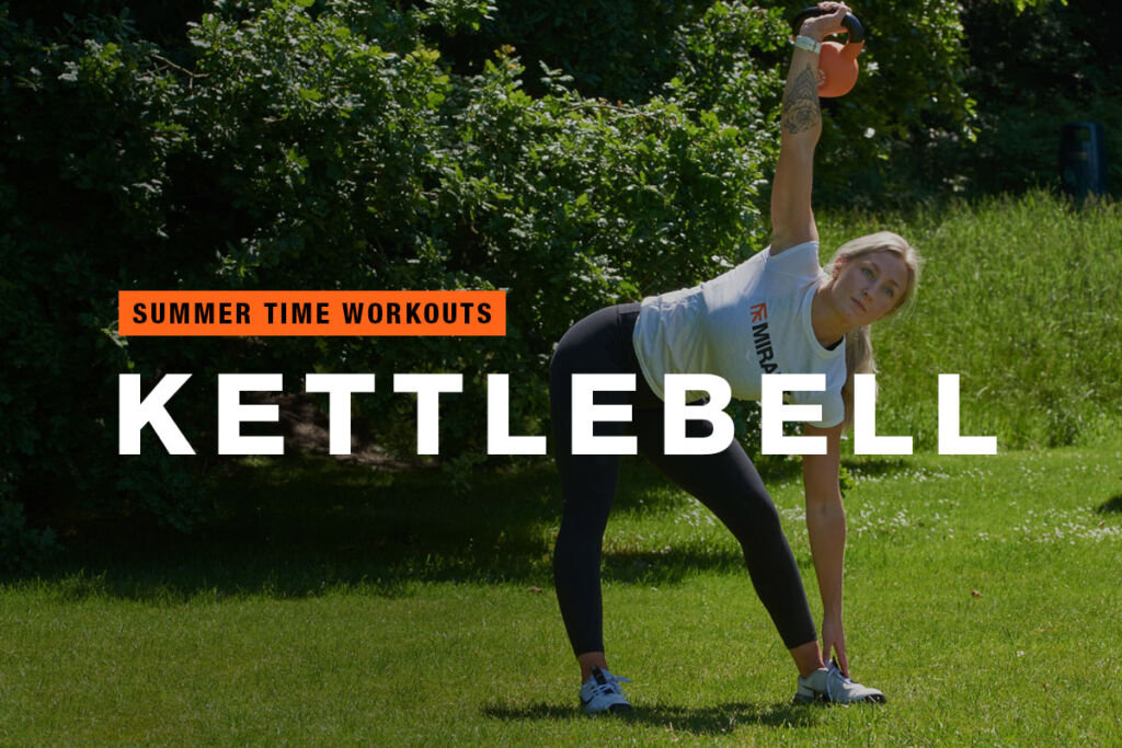 Mirafit Soft Touch Cast Iron Kettlebell Mirafit-Summer-Kettlebell-Workout