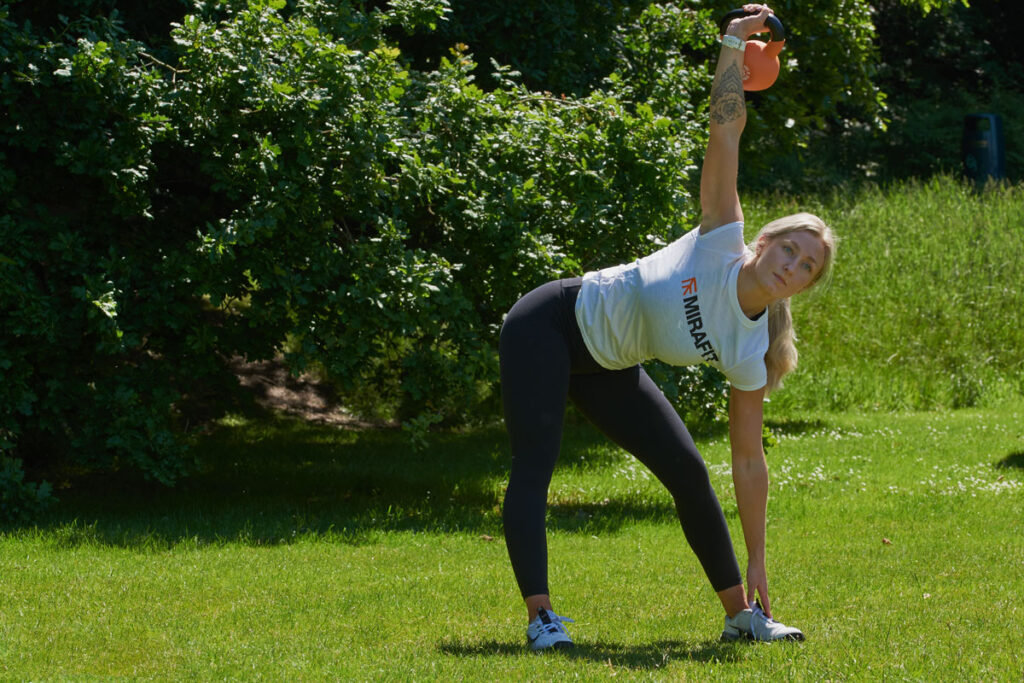 Kettlebell Windmill with a Mirafit Kettlebell