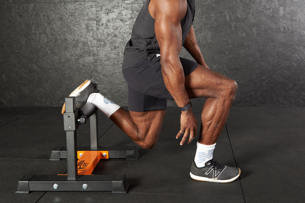 Mirafit Single Leg Split Squat Stand Harry AA Using a Mirafit Split Squat Stand