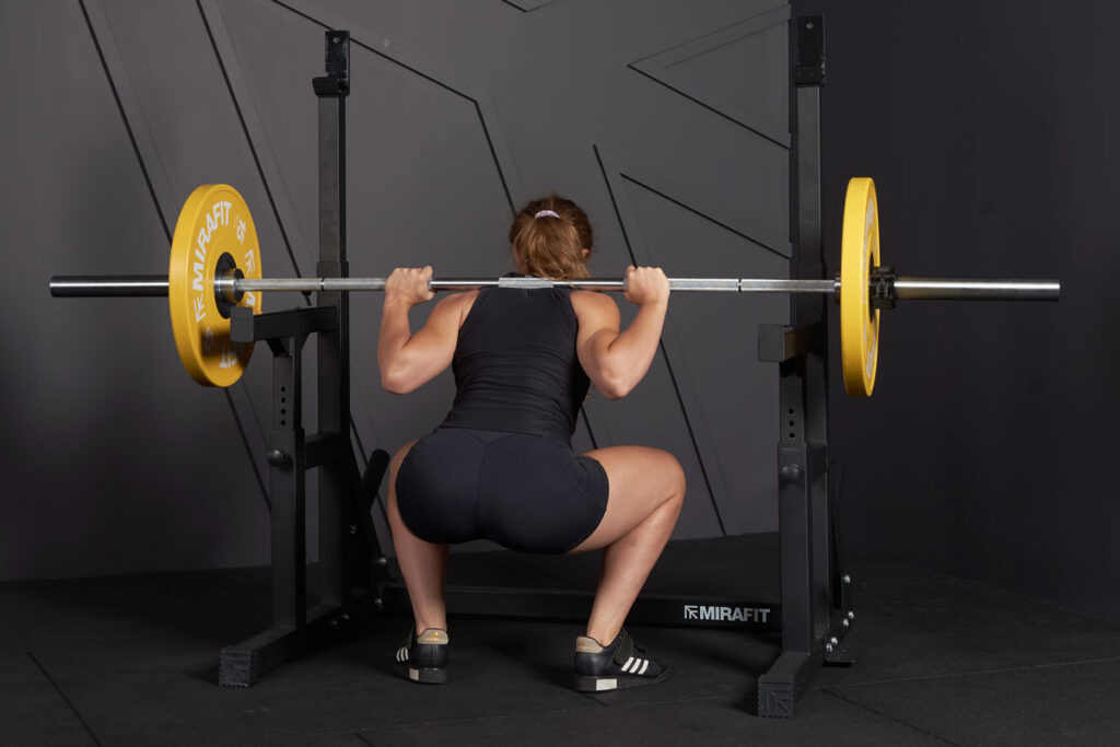 Squat with Mirafit Barbell