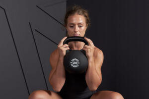 Squat with Mirafit 20kg Kettlebell