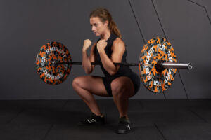 Zercher Squat with Mirafit Weight Plates
