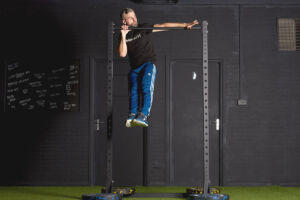 Archer Pull Ups on a Mirafit M210 Half Power Rack