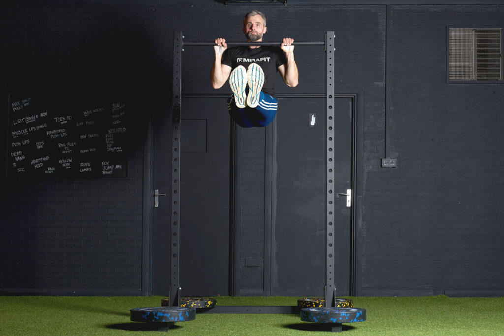 L-Sit L-Sit on a Mirafit M210 Half Power Rack