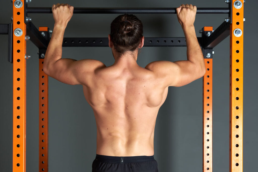 Pull Up Using Mirafit M3 Power Rack