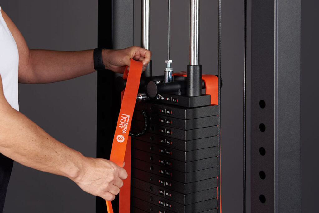 Adding a Mirafit Resistance Band to Weight Stack Machine