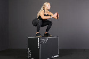 Box Jump on a Mirafit Hybrid Plyo Jump Box