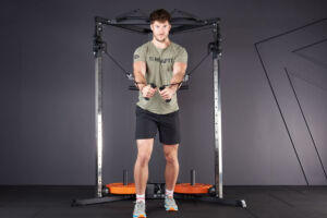 Cable Fly using Mirafit Functional Trainer