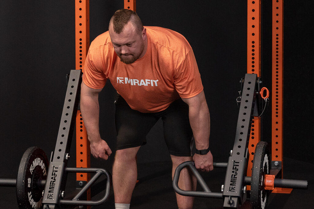Jammer Arm Bent Over Row Adam Bishop using Mirafit Jammer Arms for Jammer Arm Bent Over Row