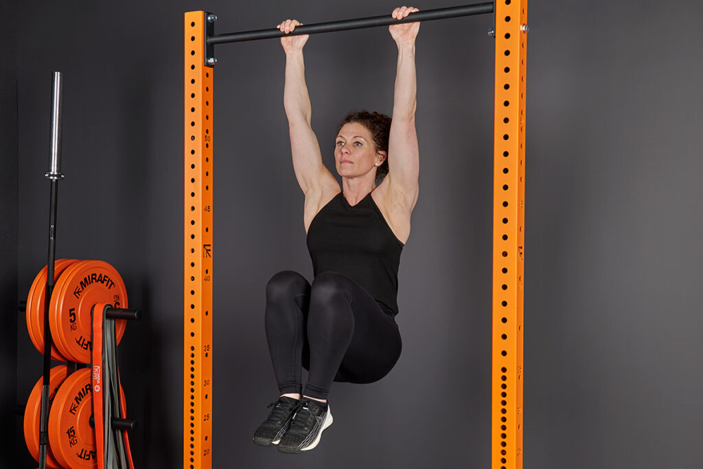 Knee Raises on a Mirafit M4 Tall Squat Rack