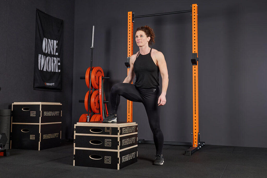 Lateral Jumps in Mirafit Home Gym