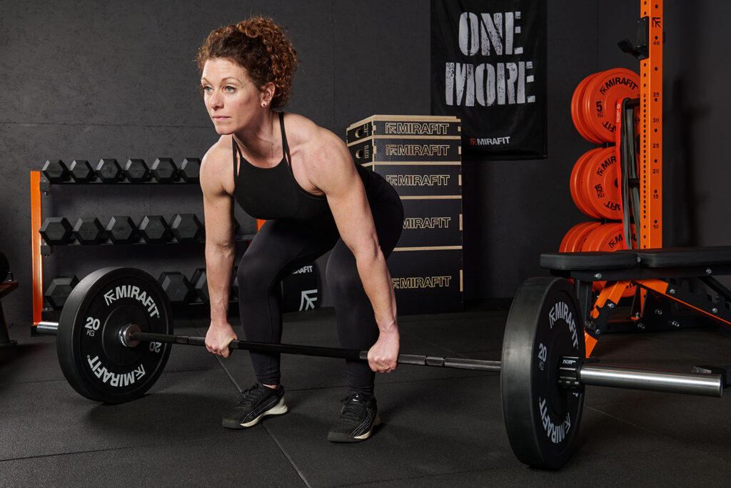 Barbell Deadlift Conventional Deadlift with a Mirafit Barbell