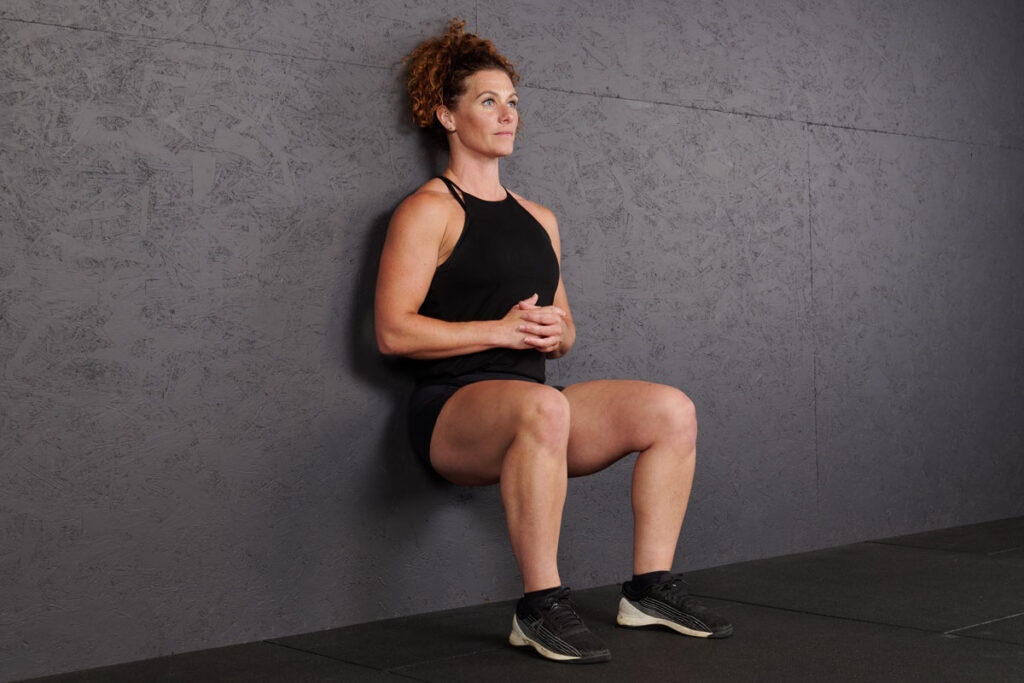 Standard wall sit - Mirafit
