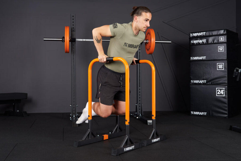 Mirafit Dip Bars Tricep dips on Mirafit Dip Bars