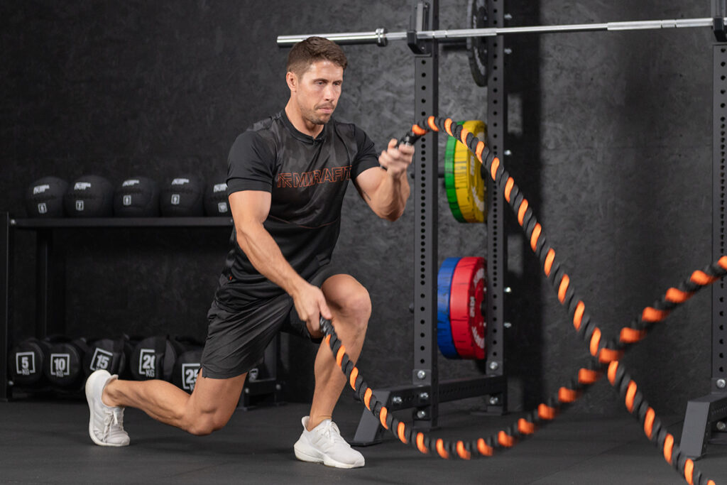 Using a Mirafit Battlerope