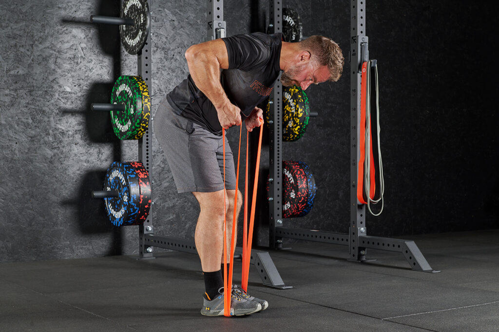 Resistance Band Bent Over Row Bent Over Row with Mirafit Resistance Bands
