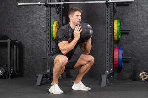 Medicine Ball Thruster with a Mirafit Med Ball