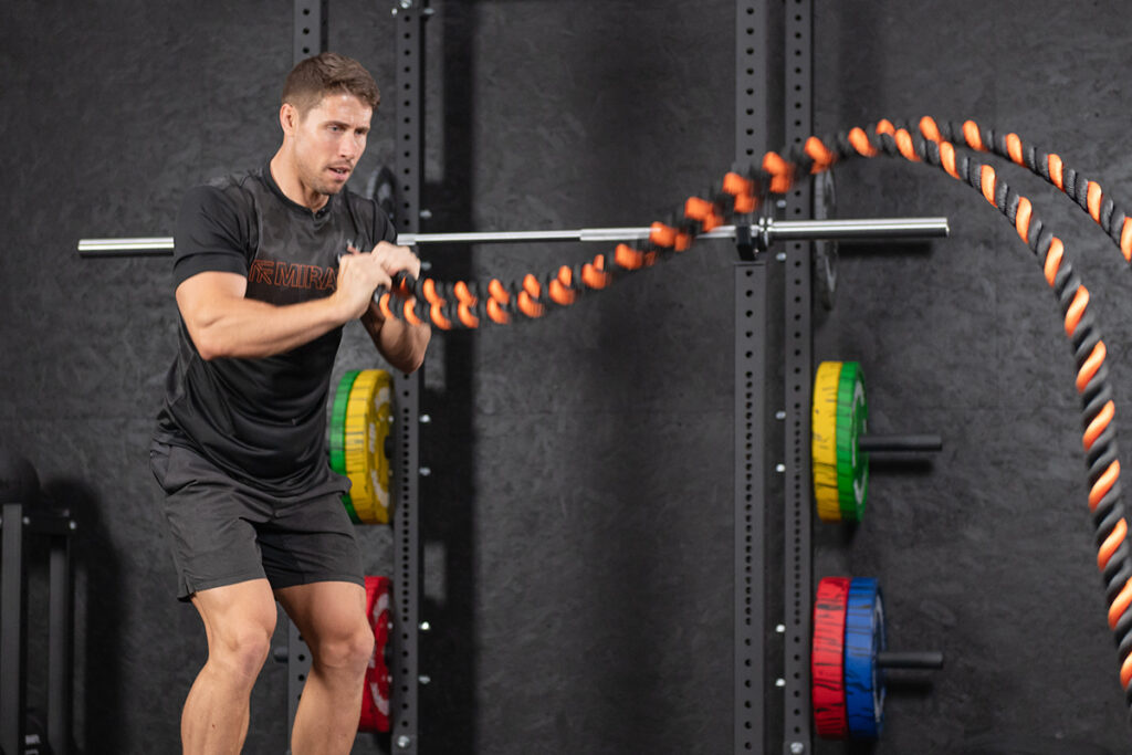 Using a Mirafit Battlerope