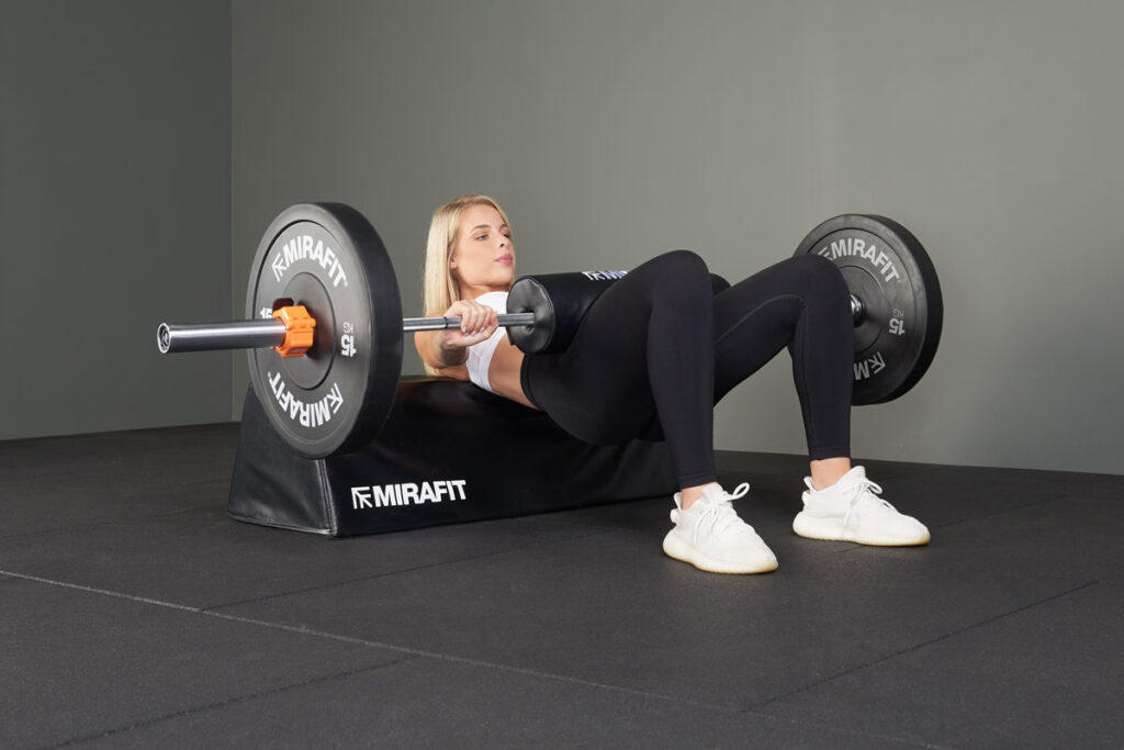KAS Glute Bridge using Mirafit Hip Thrust Plates
