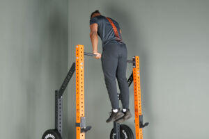 Muscle Up on a Mirafit M4 Half Rack