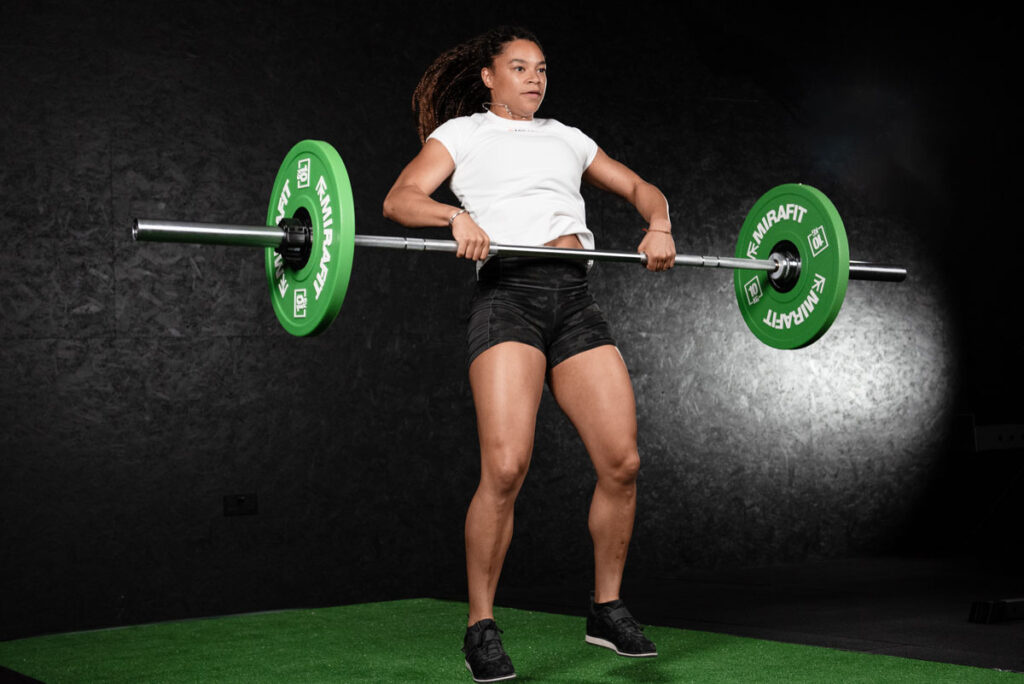 Mirafit M3 Urethane Bumper Plates Snatch using Mirafit M3 Urethane Bumper Plates
