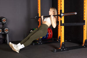 Reverse Row with a Mirafit Barbell