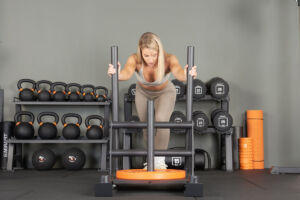 Sled push with Mirafit M3 Weight Sled