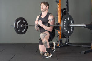 Zercher Lunge with Mirafit Olympic Bumper Plates
