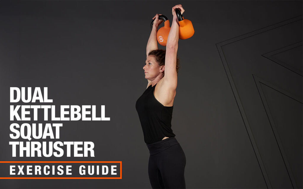 Mirafit Dual Kettlebell Squat Thruster