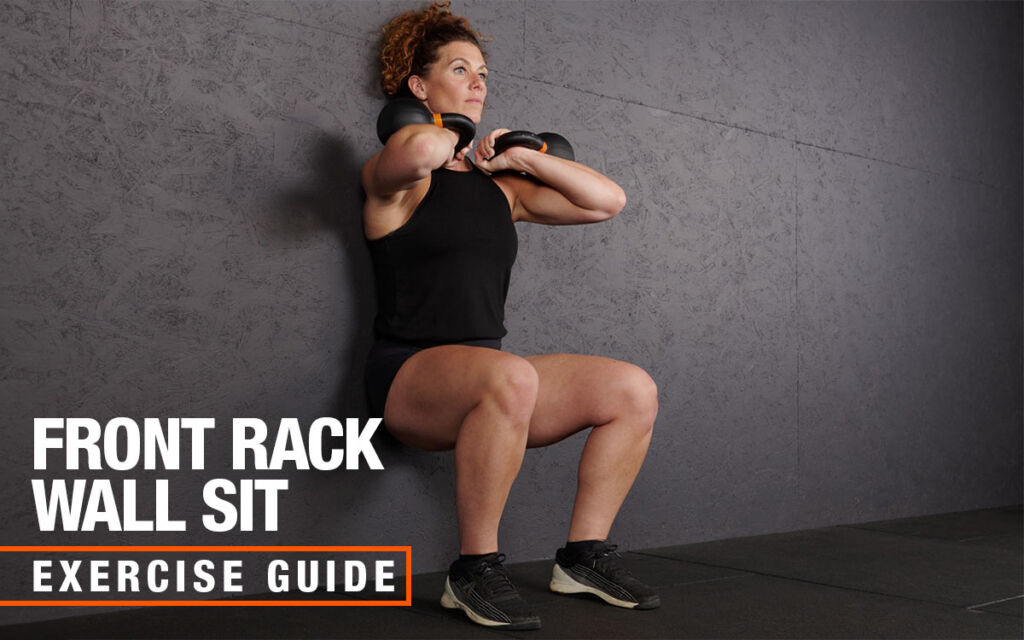 Mirafit Kettlebell Front Rack Wall Sit