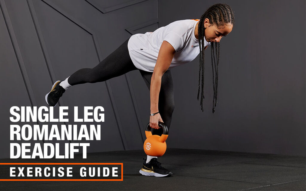 Mirafit Single Leg Kettlebell Romanian Deadlift