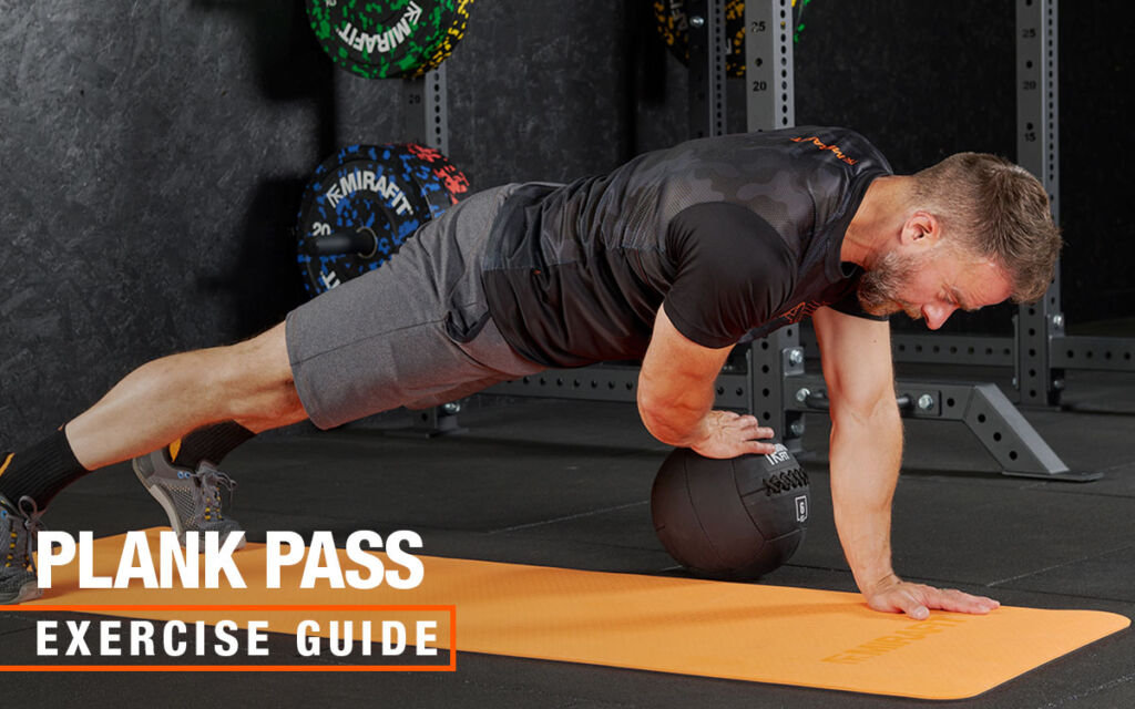 Mirafit Med Ball Plank Pass