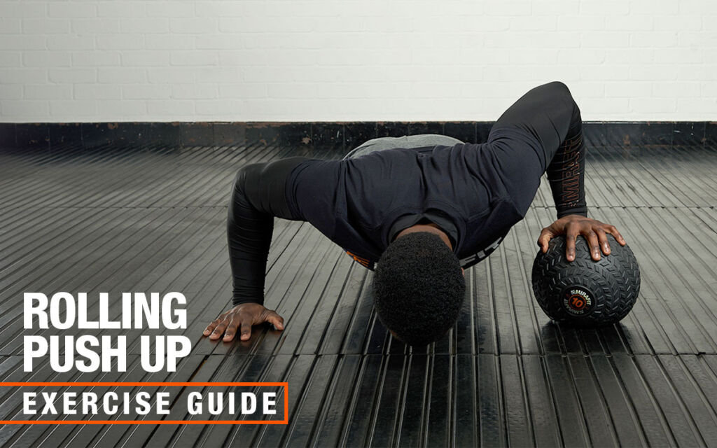 Mirafit medicine ball rolling push up