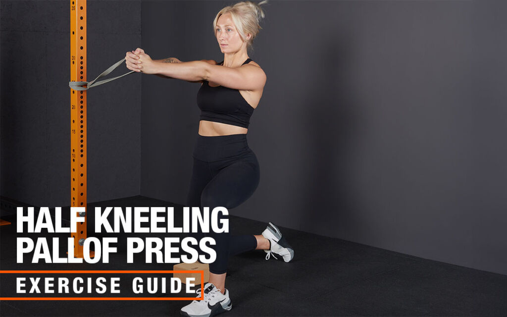 Mirafit Half Kneeling Pallof Press with Resistance Band