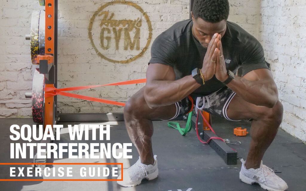 Mirafit Resistance Band squat with interference