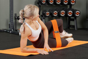 Banded clamshell with Mirafit Resistance Band