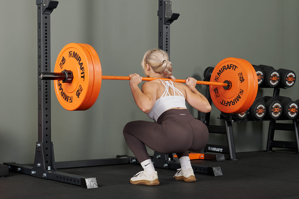 Squat with Mirafit Weight Bar