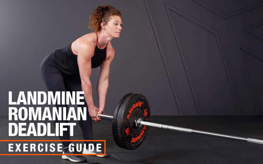 Mirafit landmine Romanian deadlift