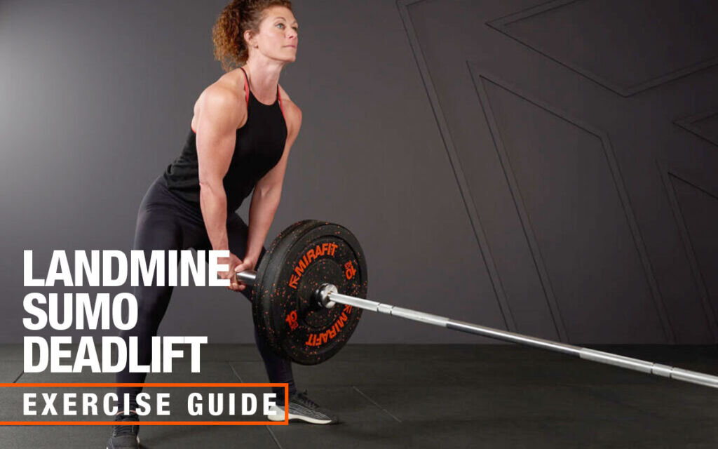 Mirafit landmine sumo deadlift