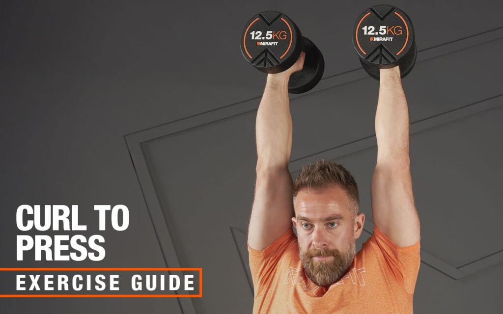 Mirafit Dumbbell Curl to Press