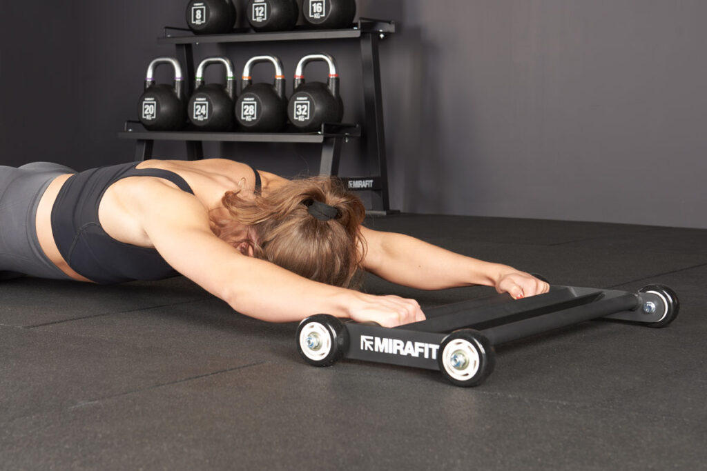 roll out with Mirafit Glute Ham Roller